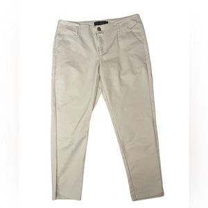 I Too cropped khaki dress pants